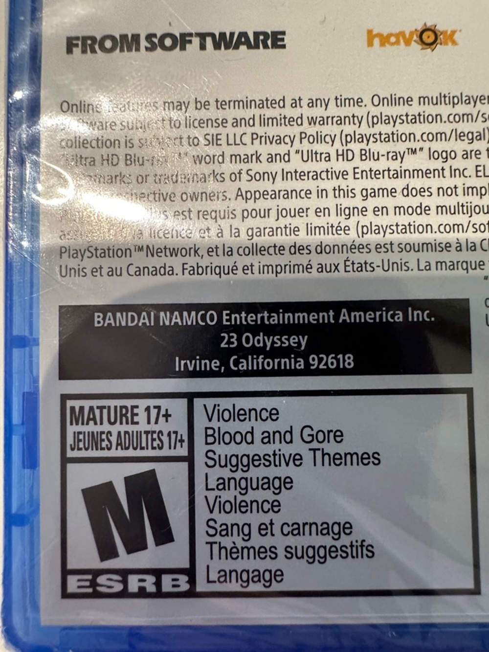 Elden Ring PS5 - Black/Blue (Bandai Namco) NEW IN PACKAGING - Picture 3 of 3